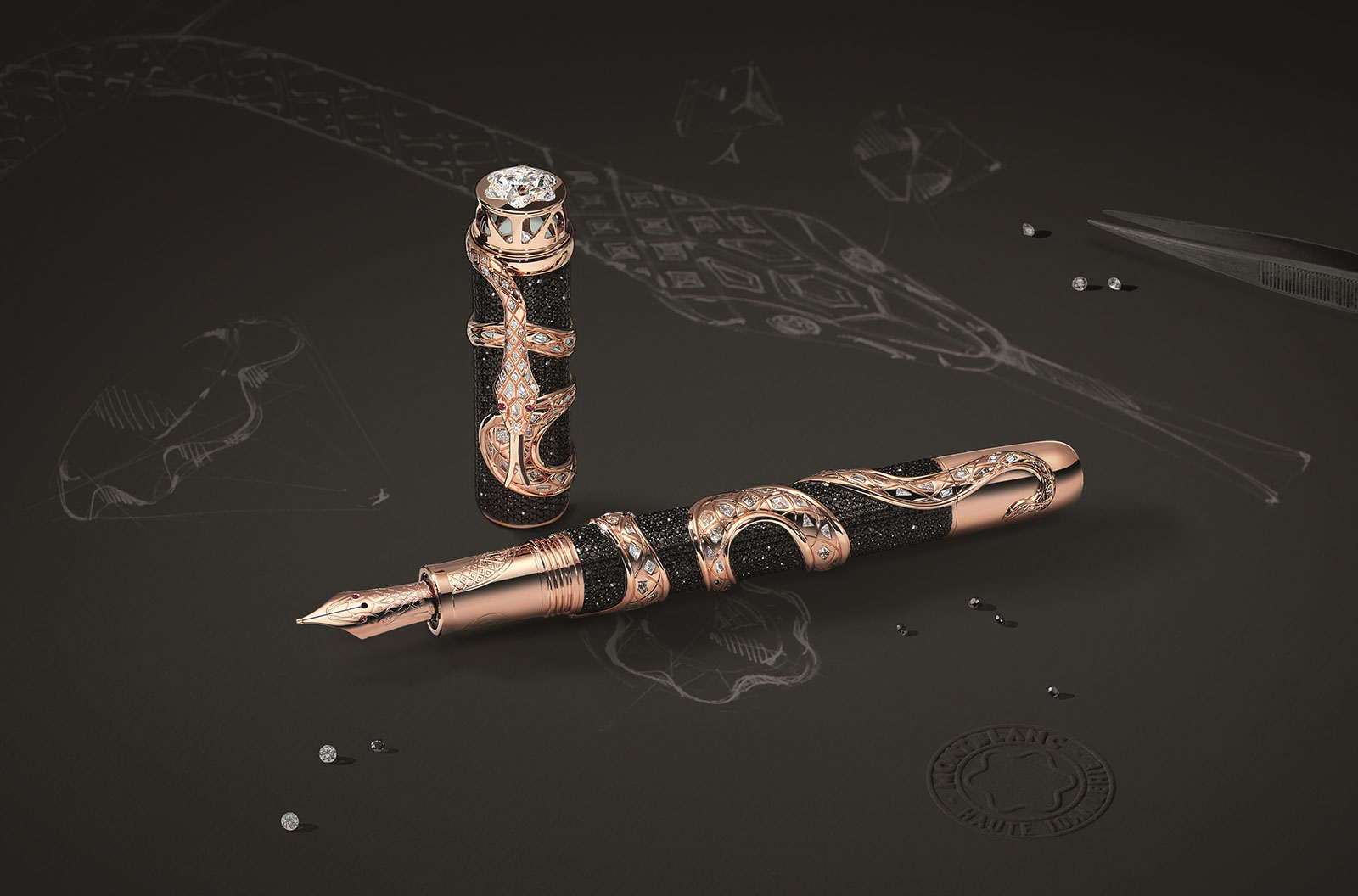 Montblanc Montblanc Heritage Collection, Rouge & Noir, The Ultimate Serpent Limited Edition 1