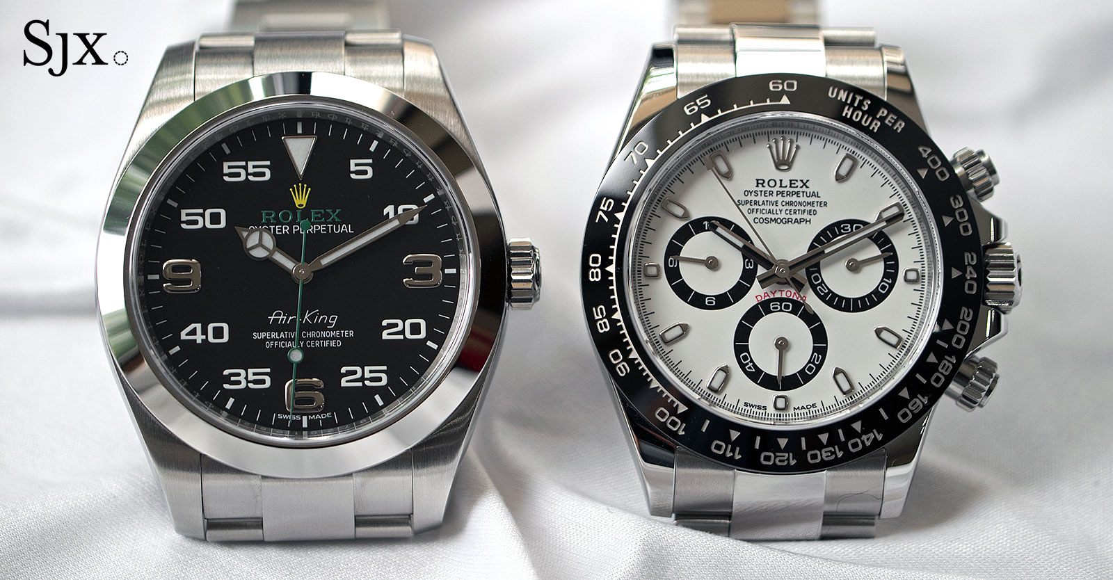 Rolex Air-King 116900 and Daytona steel ceramic