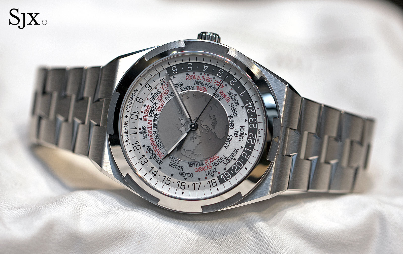 Vacheron constantin overseas world time sale