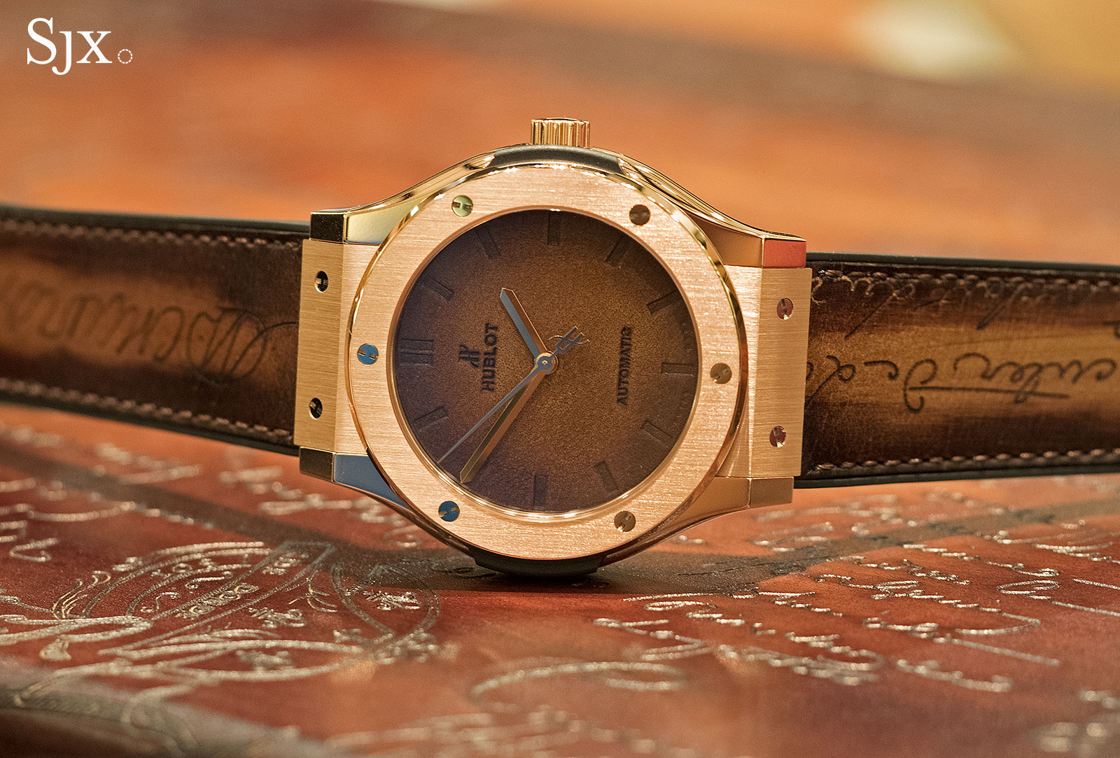 Hublot Classic Fusion Berluti Scritto gold 4