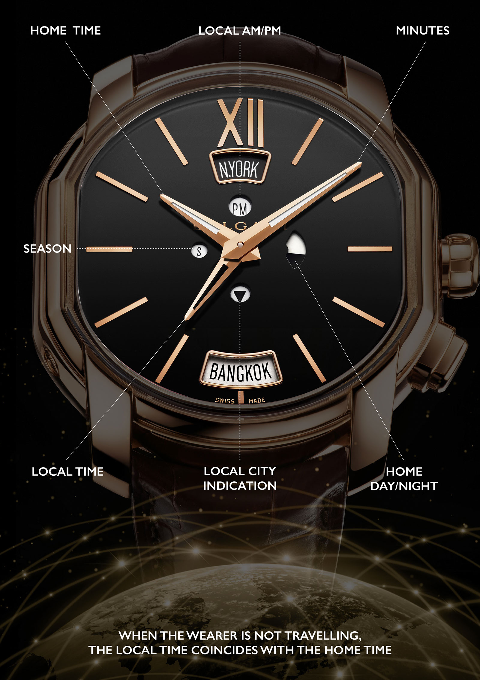 Bulgari Hora Domus time zone