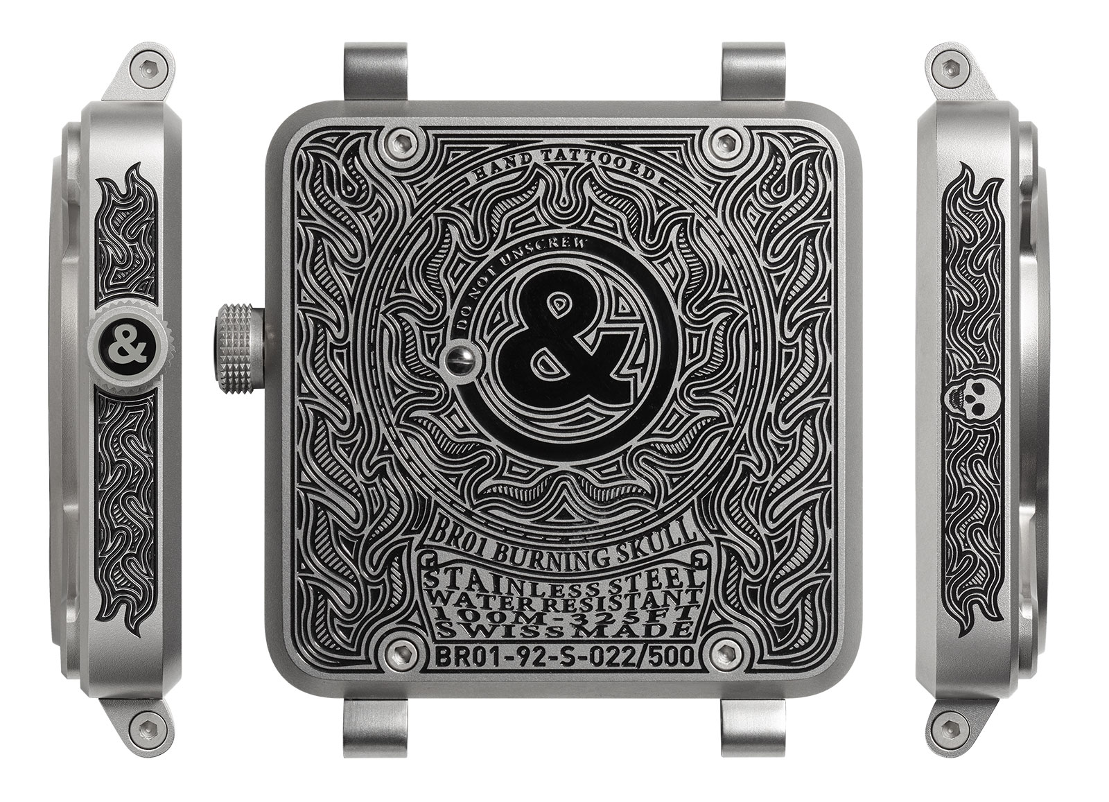 Bell Ross Introduces the Tattoo Inspired BR 01 Burning Skull