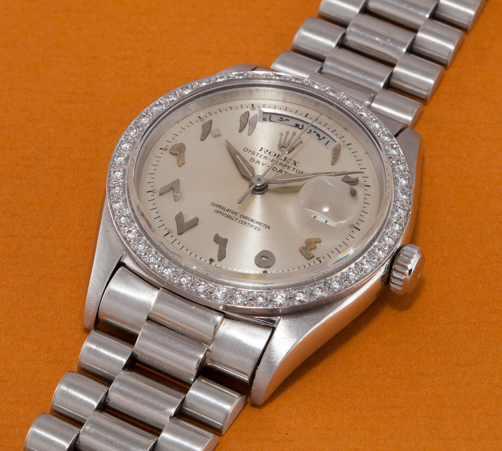 Rolex Day-Date 1804 platinum Scheherazade 1