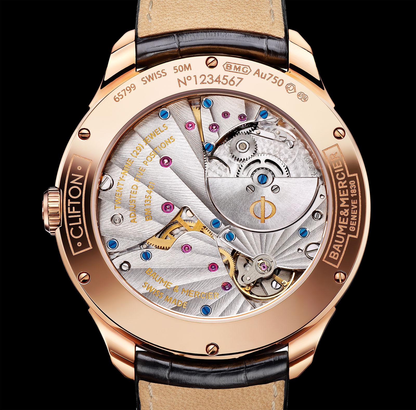 Baume & Mercier Clifton Perpetual Calendar back