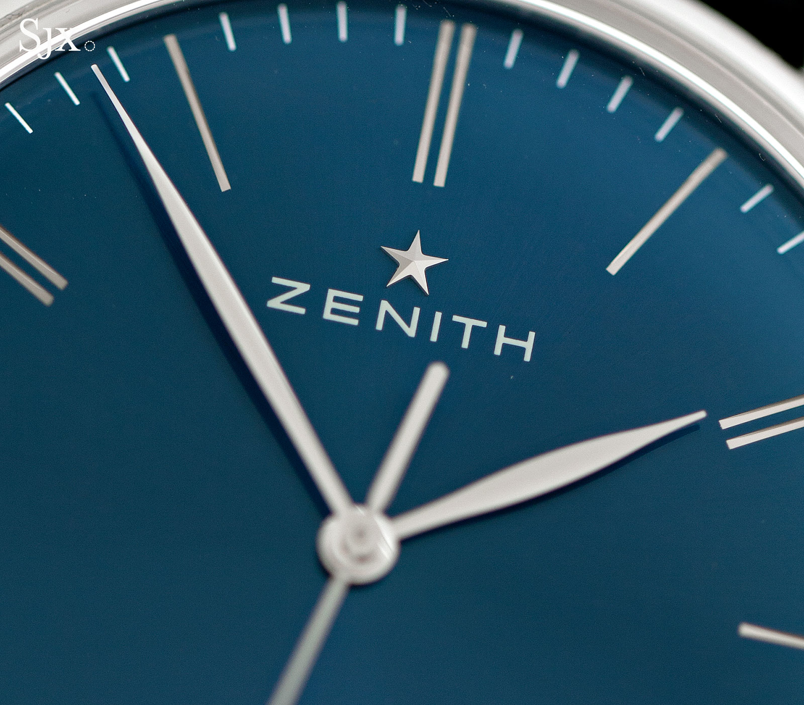 Zenith Elite 6150 steel blue dial 3