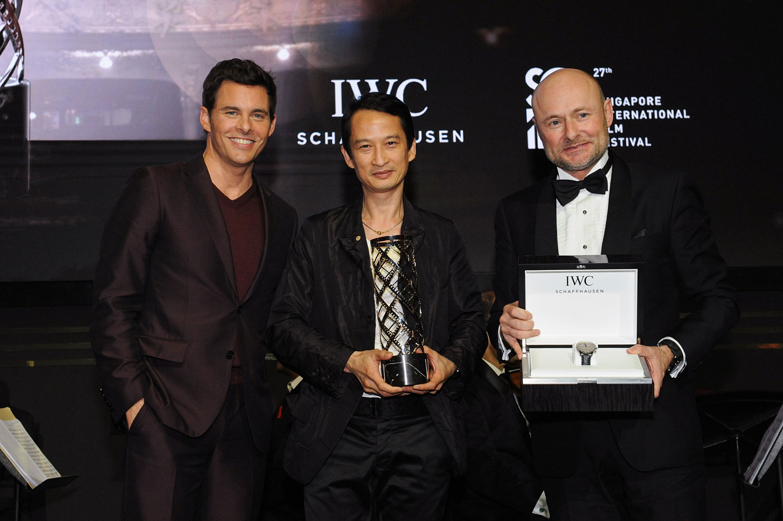 James Marsden Presents IWC Filmmaker Award at Singapore