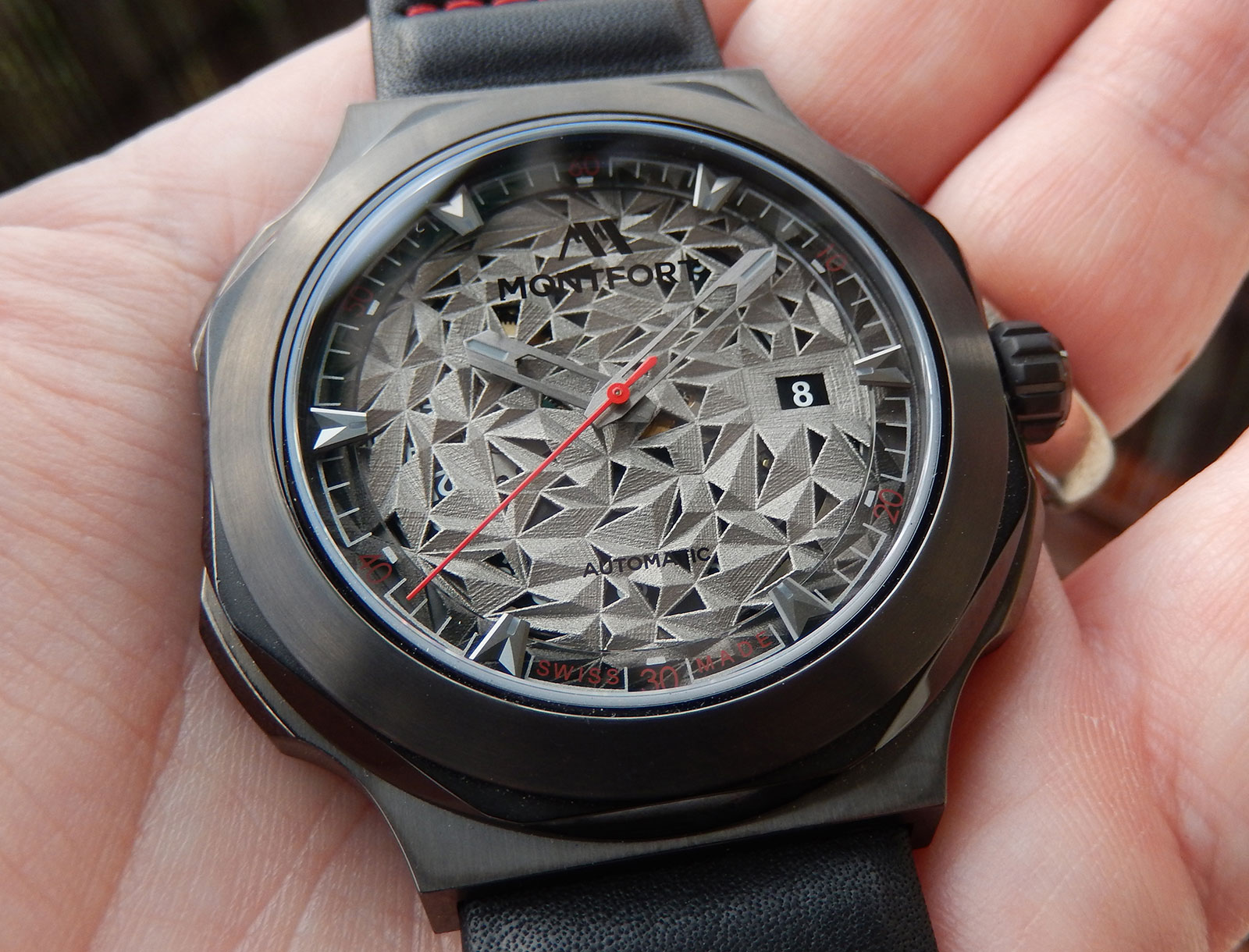 Montfront Strata watch 3D printed dial 1