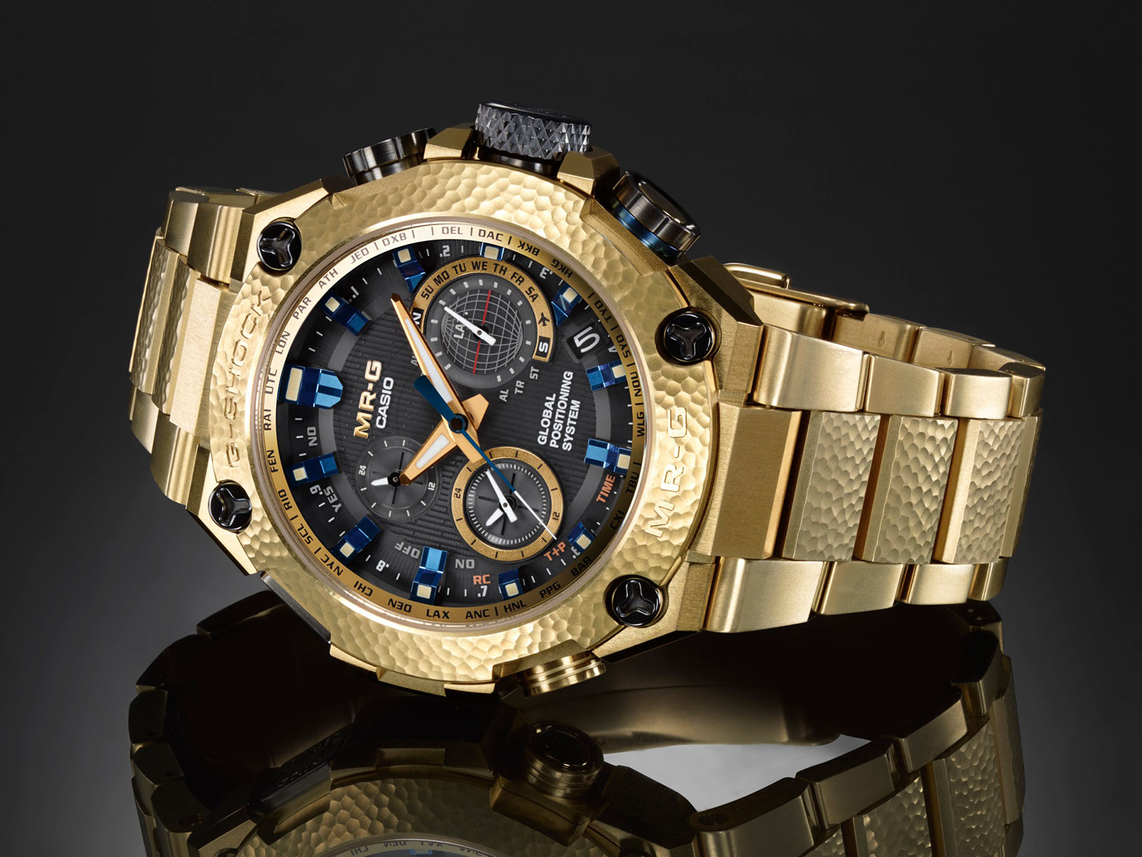 Casio G-Shock MR-G Gold Hammer Tone 1