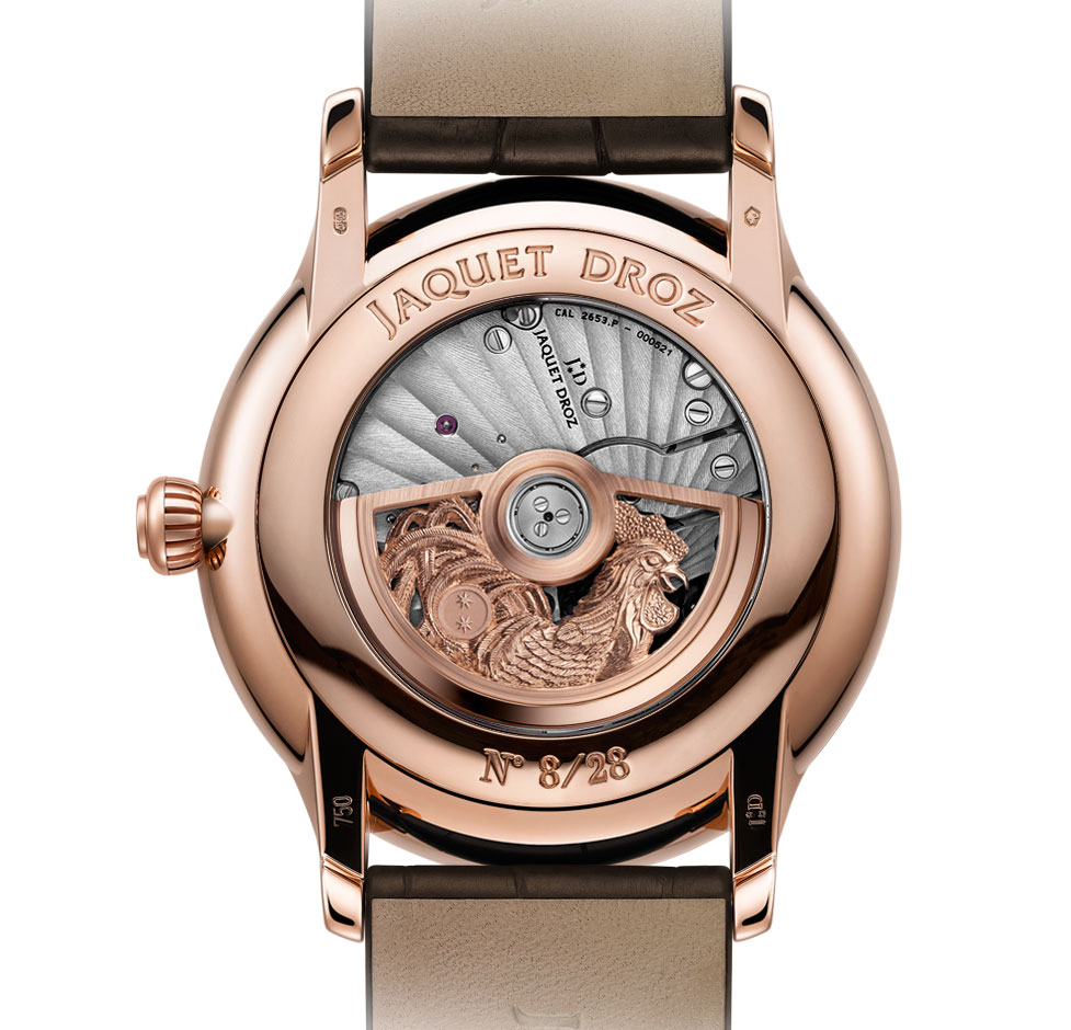 Jaquet Droz Petite Heure Minute Rooster 1