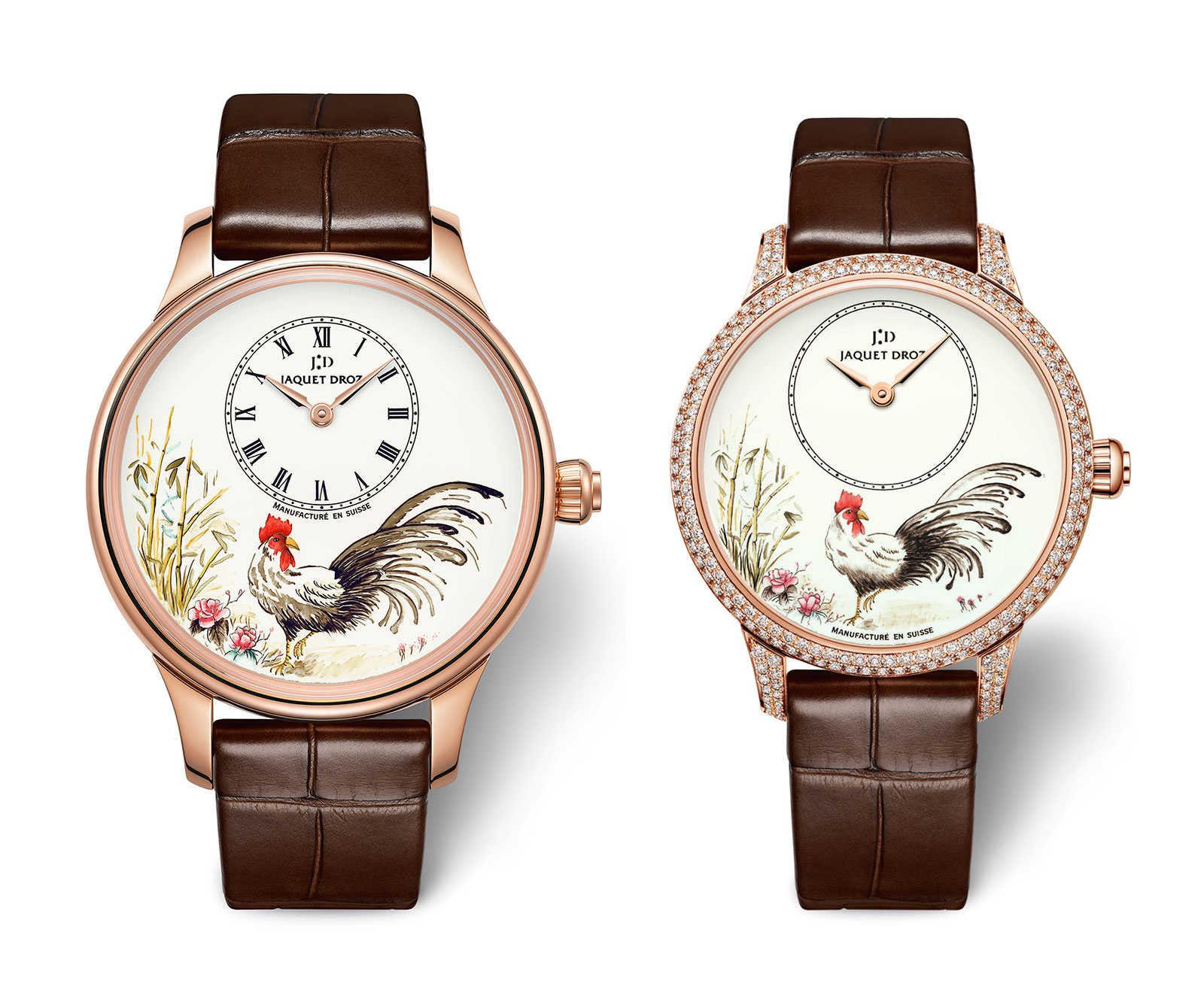 Jaquet Droz Petite Heure Minute Rooster 2