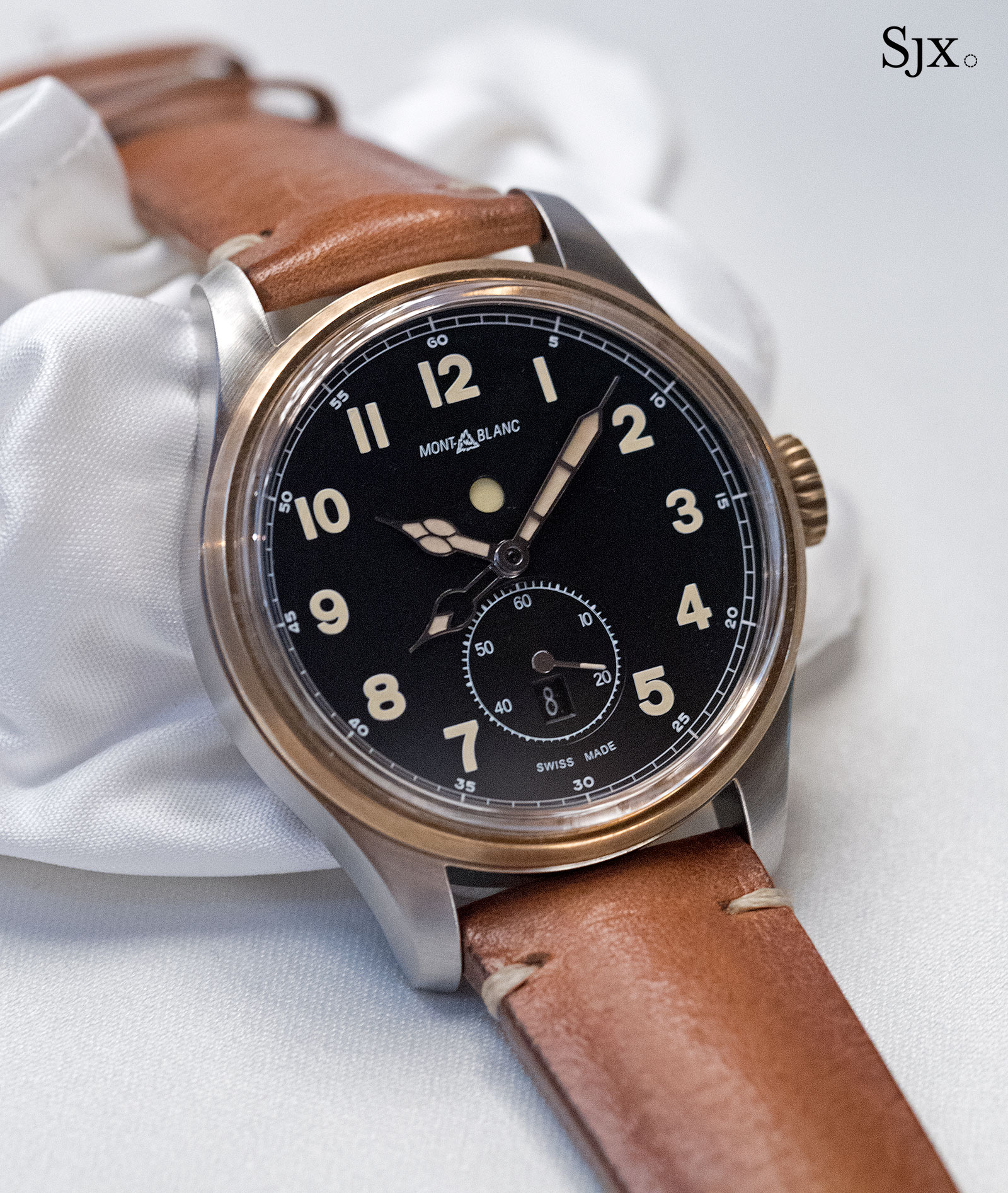 Montblanc 1858 bronze automatic dual time