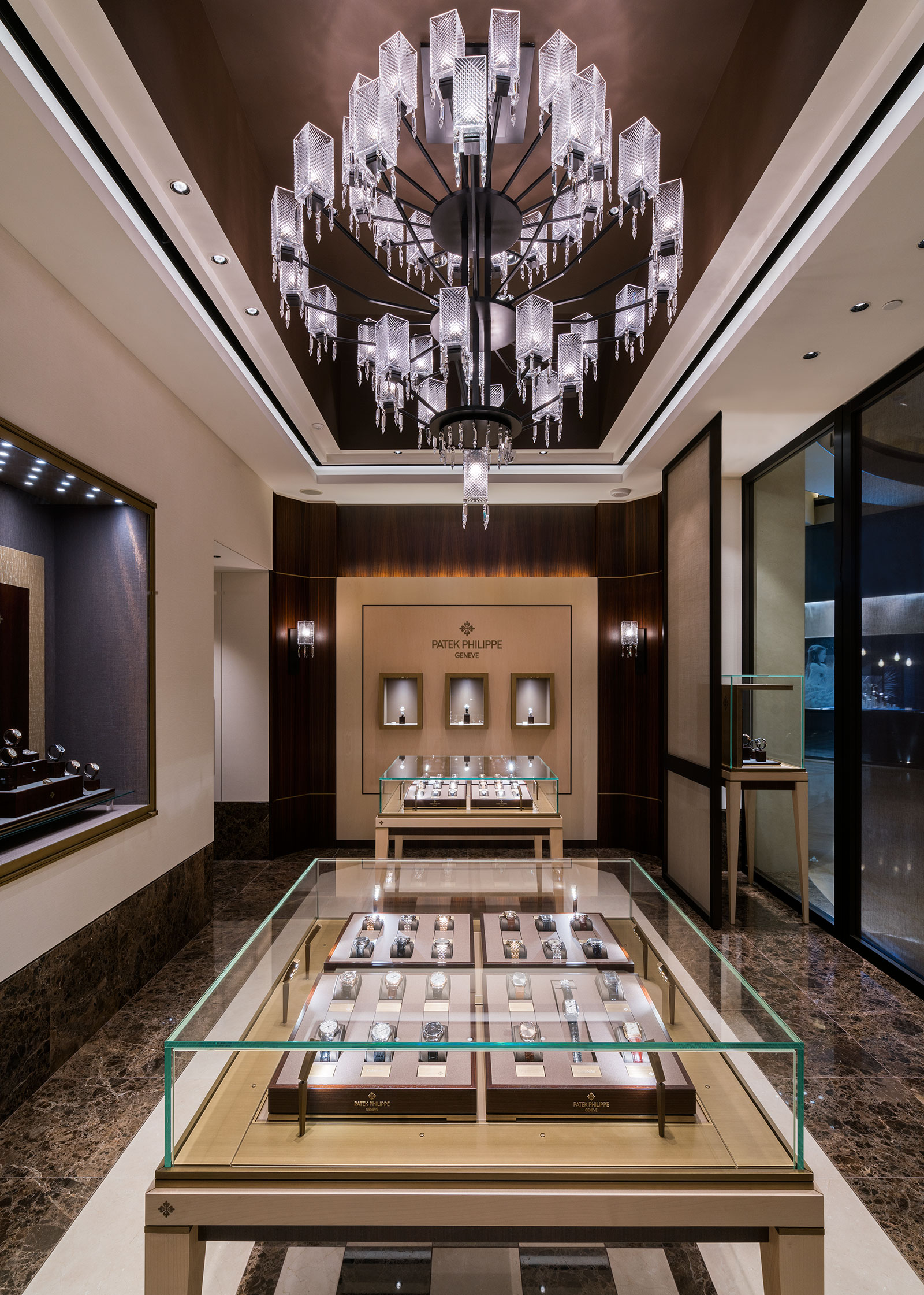 The newly reopened Patek Philippe boutique at Marina Bay Sands in Singapore