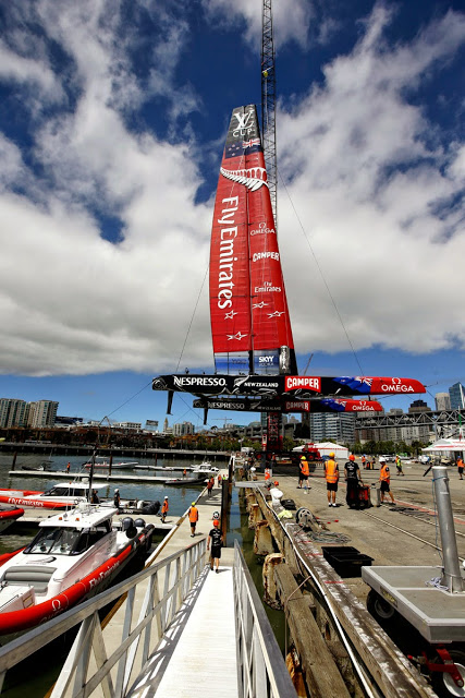 Omega marks a year to the America's Cup with Seamaster Planet Ocean for  Emirates Team New Zealand