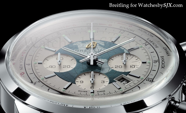 Breitling Transocean Chronograph Unitime Pilot 46 Complete for