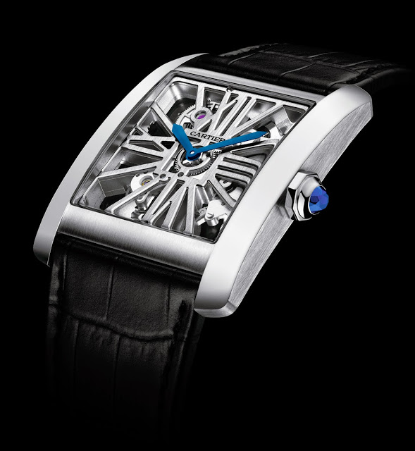 News Cartier Tank MC Skeleton in palladium the first skeleton