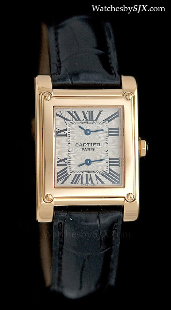 cartier tank a vis white gold