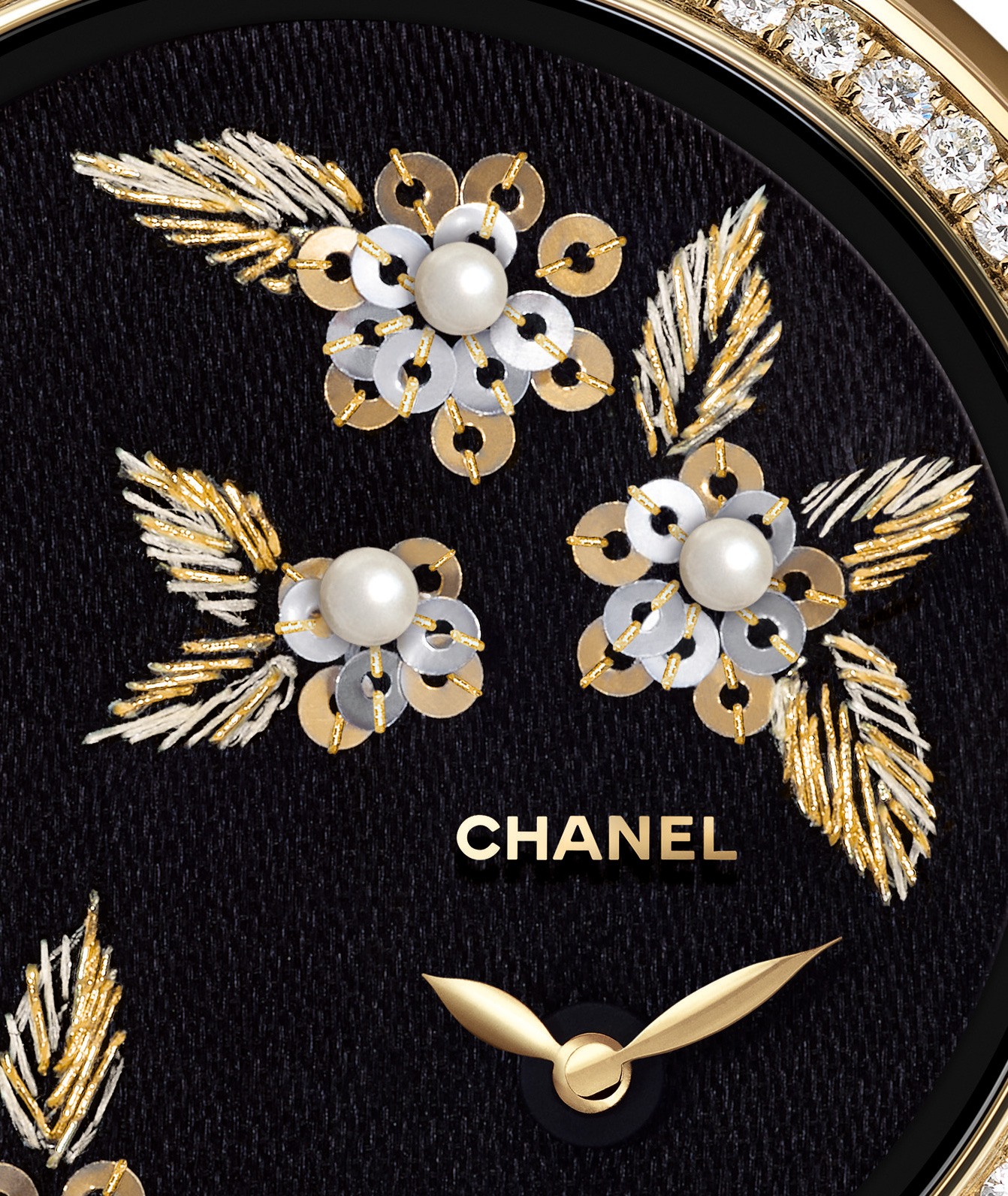 Chanel logo embroidery design