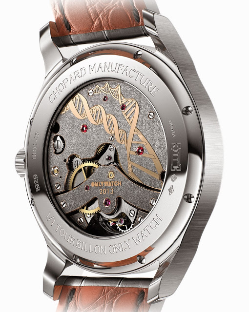 News Chopard LUC Tourbillon Only Watch 2013 movement decorated