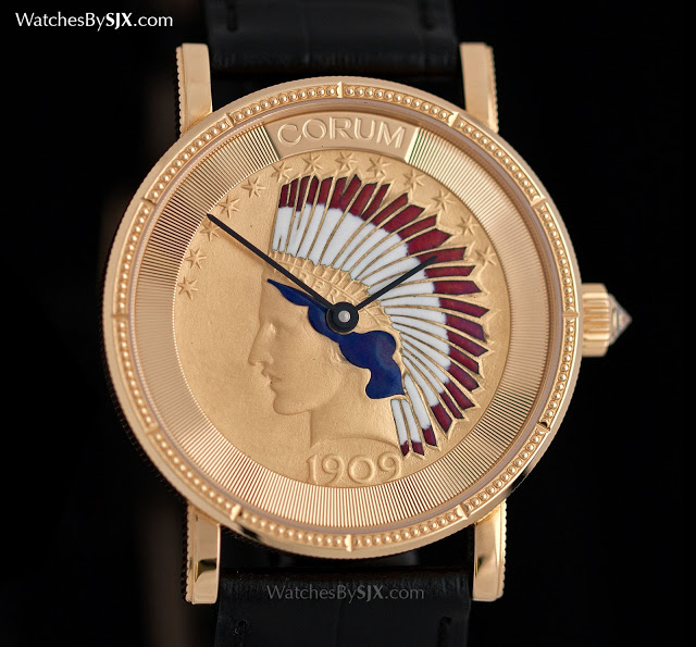 Hands On with the Corum Coin Watch Made From a Real Indian Head 10 Gold Piece with Original Photos Price SJX Watches