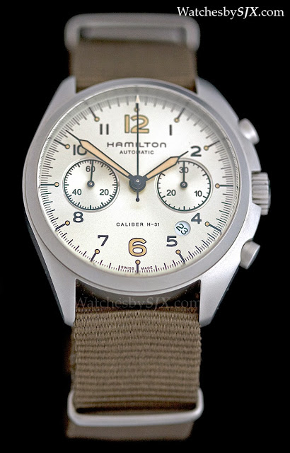 Hamilton khaki pilot pioneer on sale chronograph