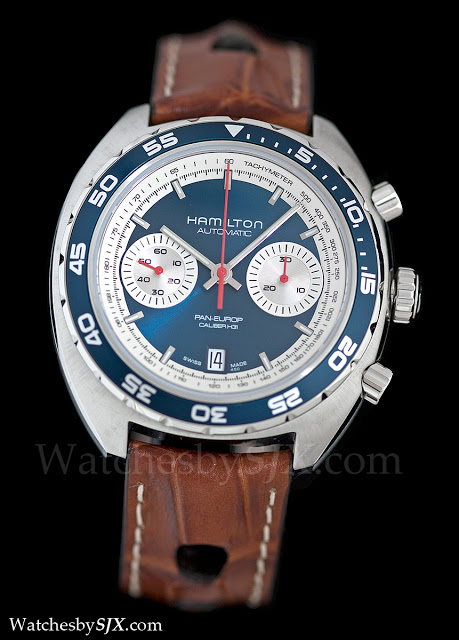 The Hamilton Pan Europ chronograph is hitting dealers SJX Watches