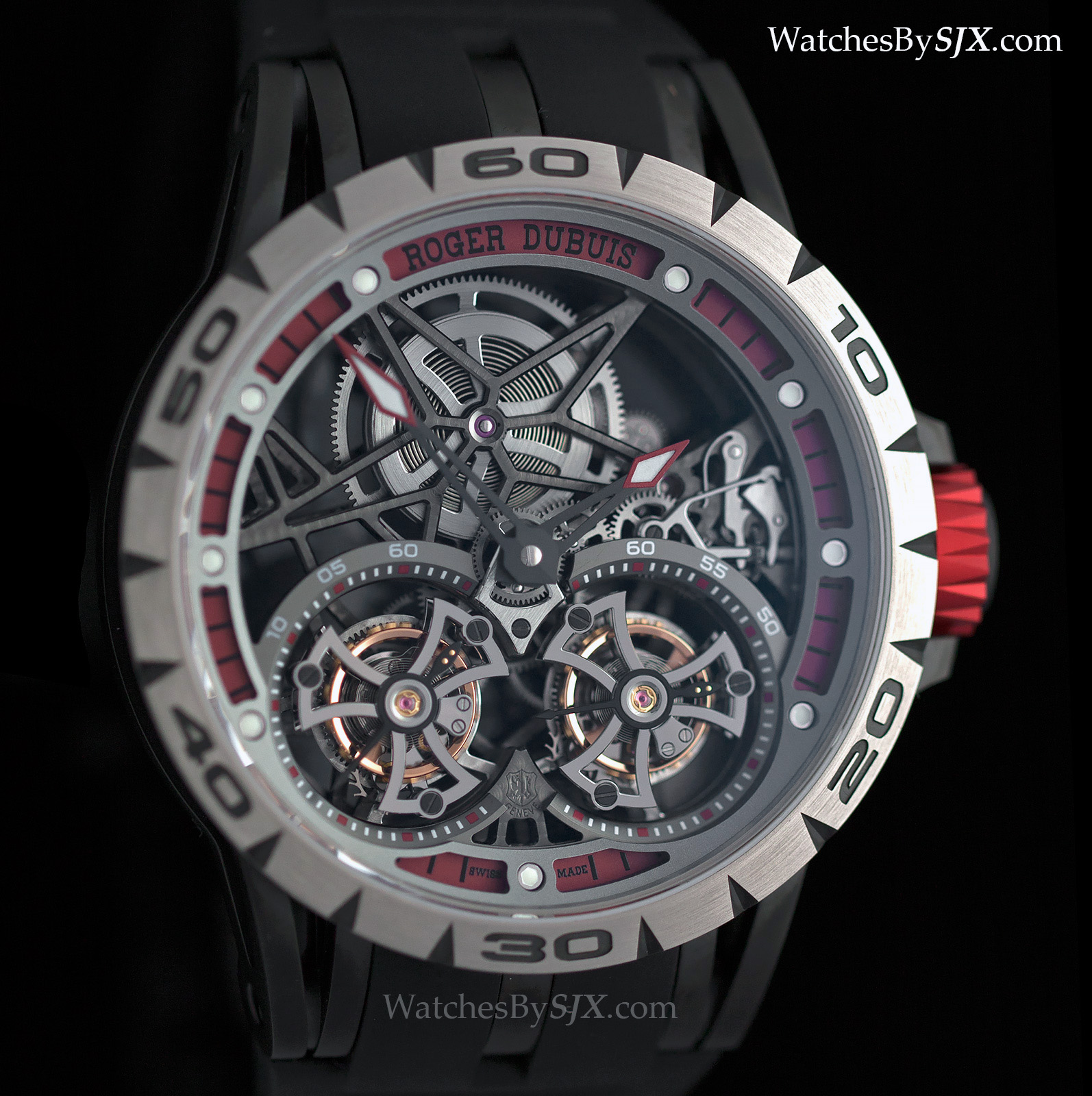 Roger dubuis excalibur hot sale double tourbillon price