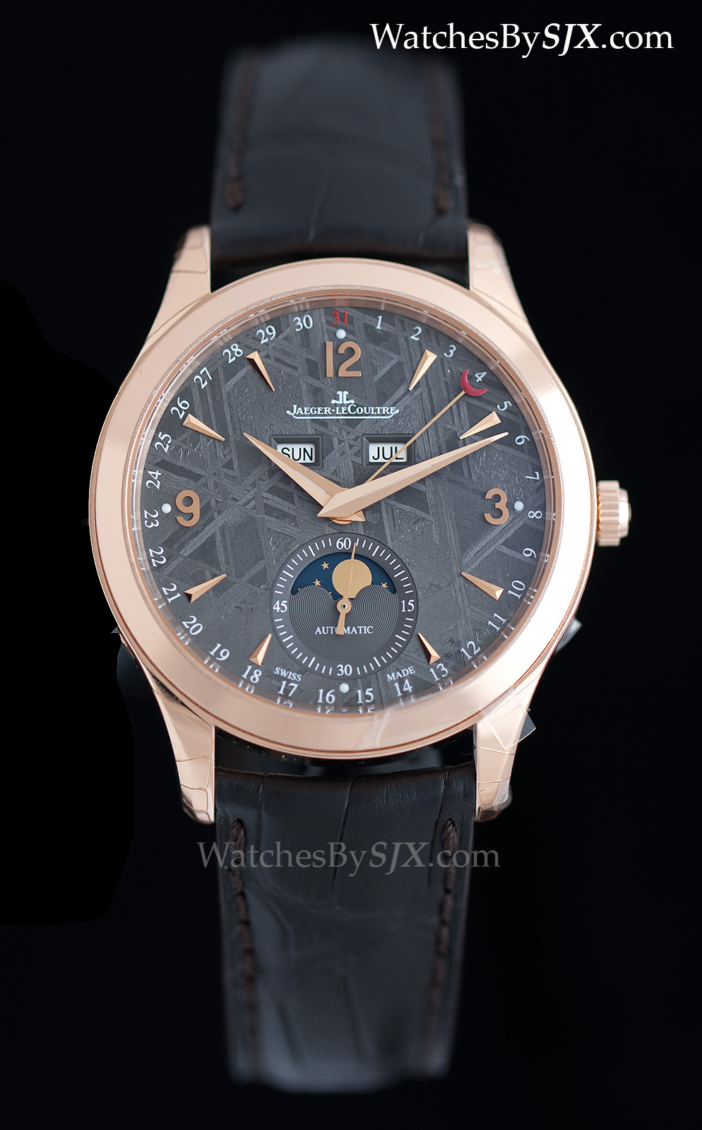 Up Close With The Jaeger LeCoultre Master Calendar Meteorite With