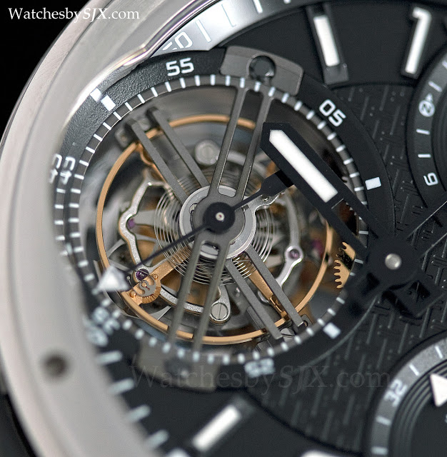 Up close IWC Ingenieur Constant Force Tourbillon the most