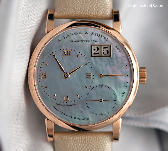 Hands On Little Lange 1 Blue Mother of Pearl SJX Watches