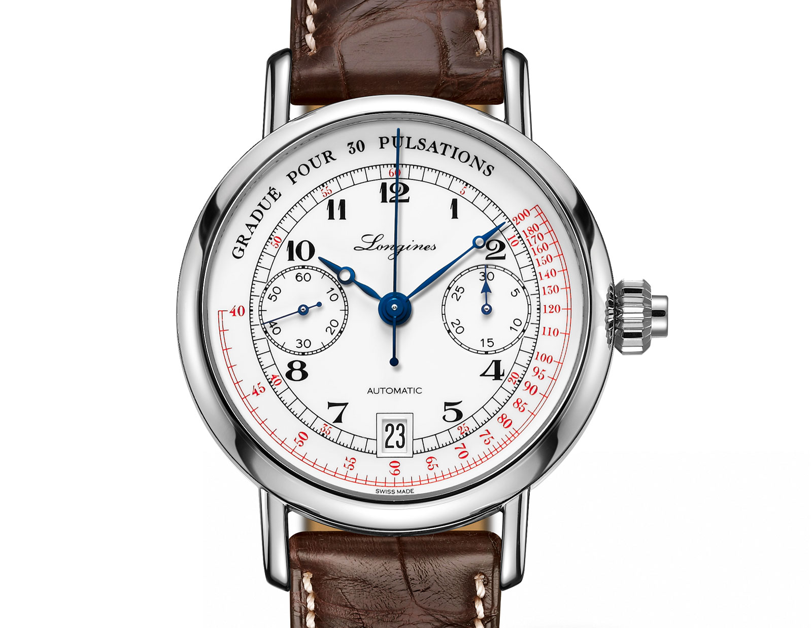 Introducing The Longines Pulsometer Chronograph A Twenties Style