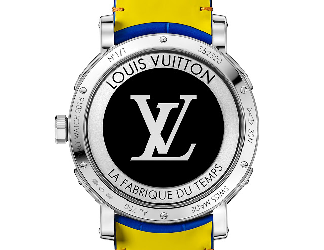 Louis Vuitton Black Titanium Escale Worldtime Men's Wristwatch