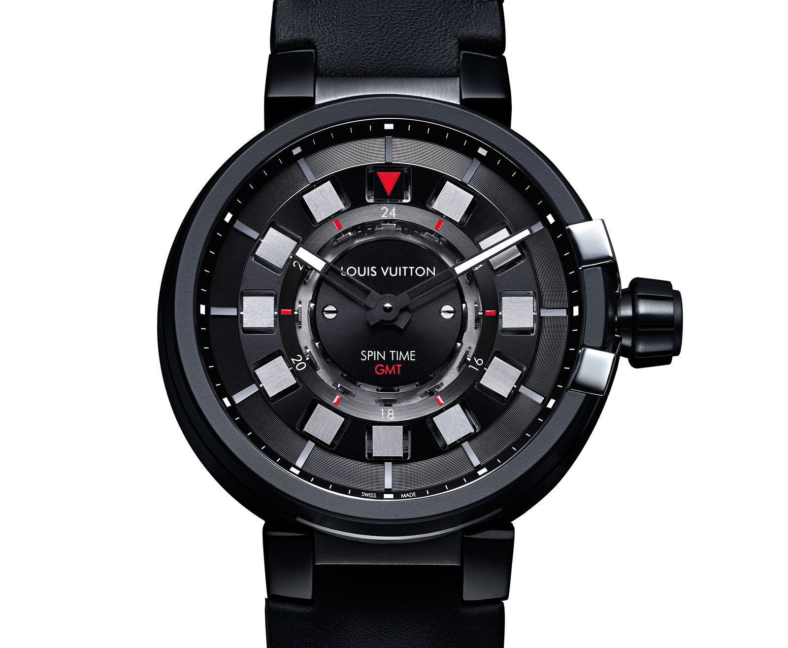 Louis Vuitton Tambour Evolution GMT Watch - Steel