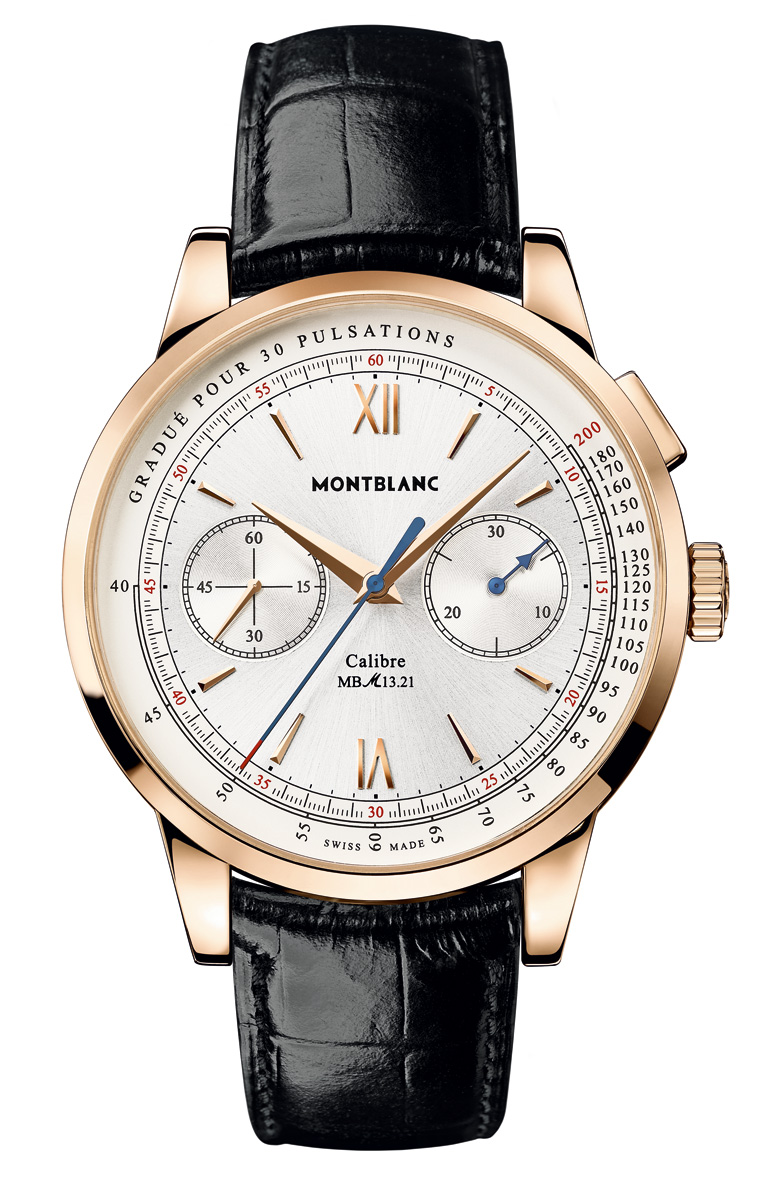 SIHH 2014 Introducing the Montblanc Meisterstuck Heritage Pulsograph an entry level Minerva monopusher chronograph with specs and pricing SJX Watches