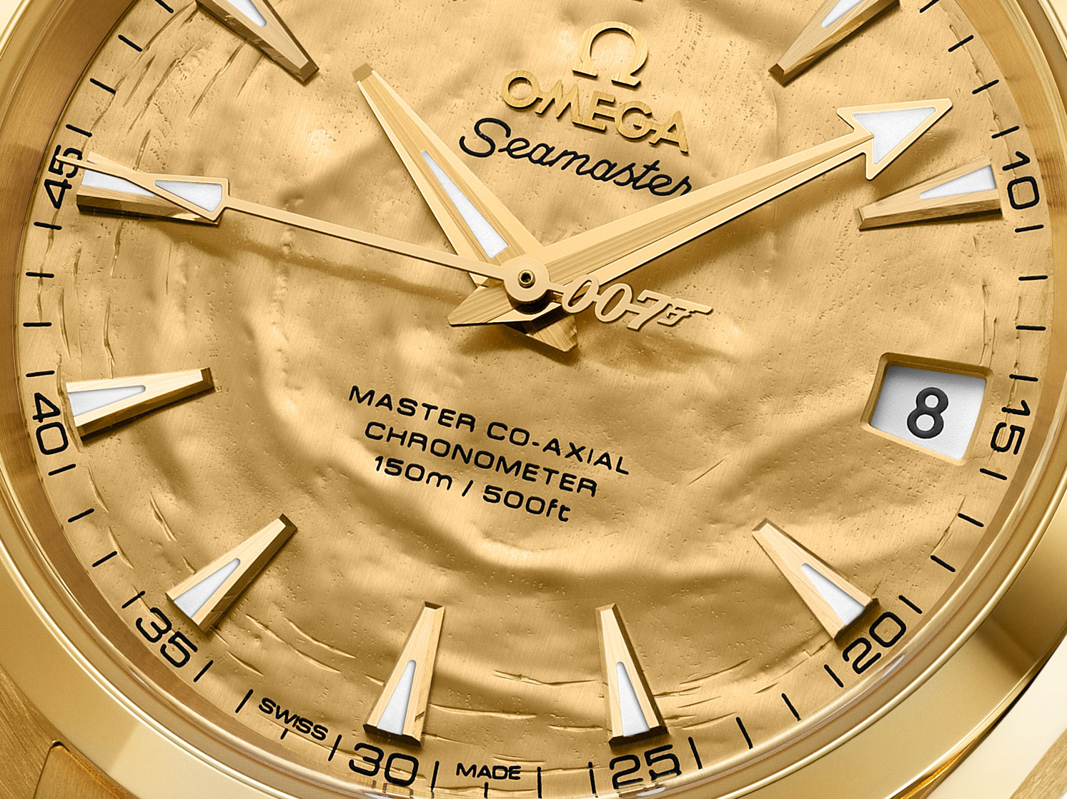 omega 24k gold watch