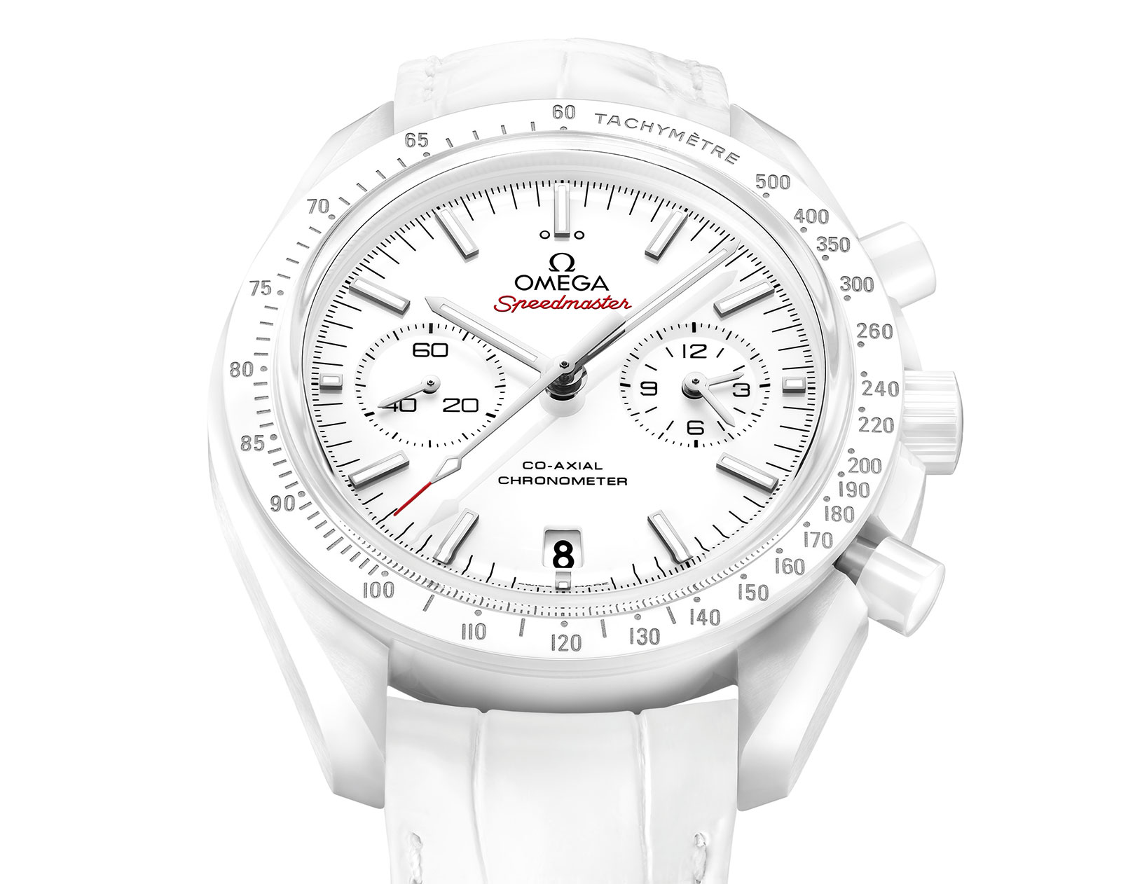 Omega white shop ceramic watch