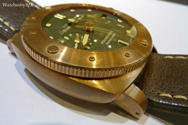 A Panerai Bronzo PAM382 patina six months on SJX Watches