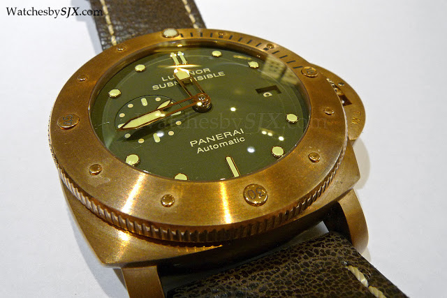 A Panerai Bronzo PAM382 patina six months on SJX Watches