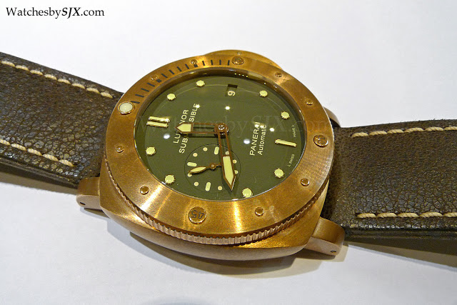 A Panerai Bronzo PAM382 patina six months on SJX Watches