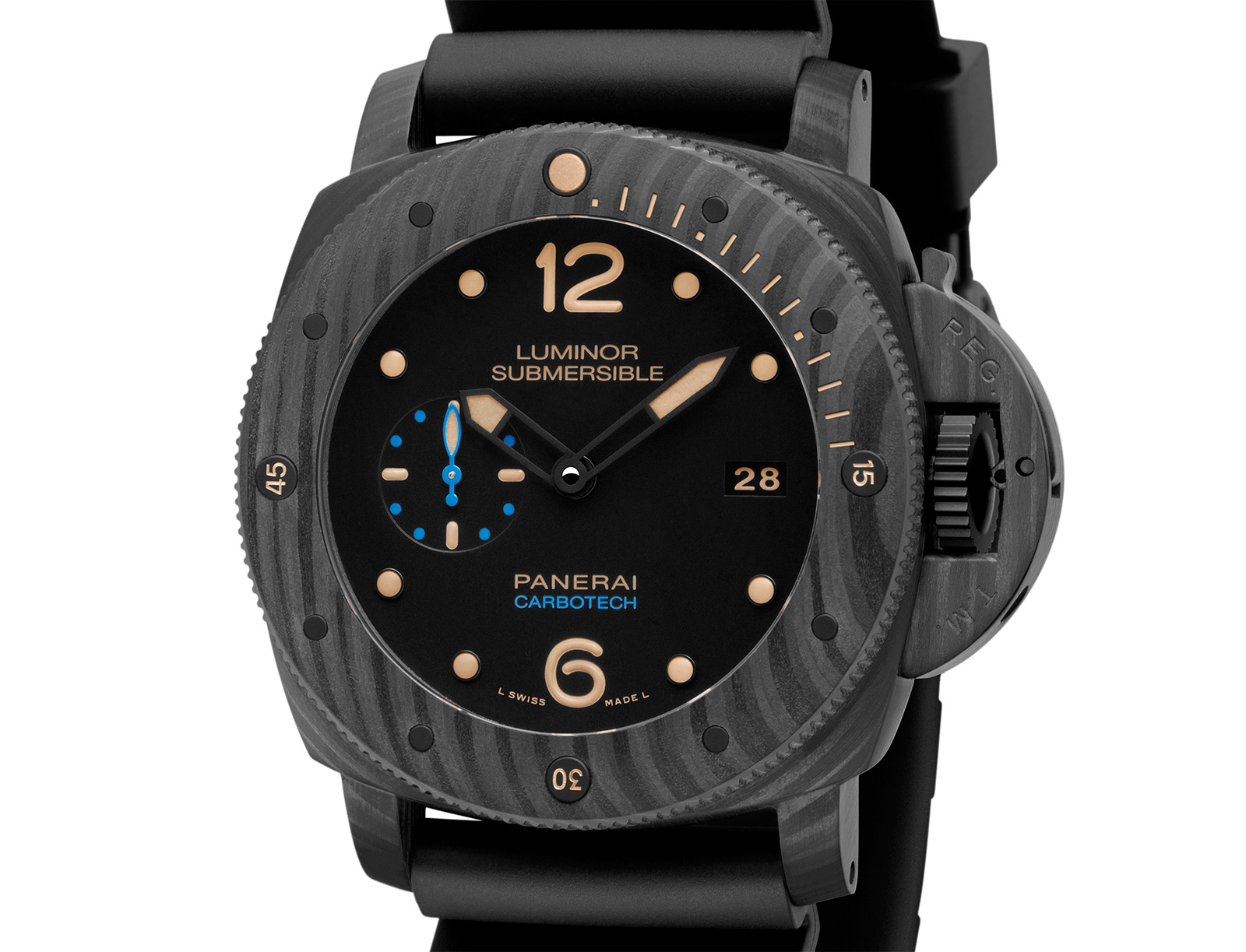 SIHH 2015 Panerai Unveils Its First Carbon Fibre Watch The