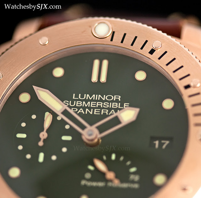 Hans On With The Panerai Luminor Submersible Power Reserve Bronzo