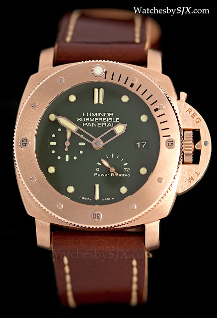 Hans On With The Panerai Luminor Submersible Power Reserve Bronzo