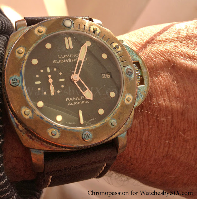 Panerai hot sale copper watch