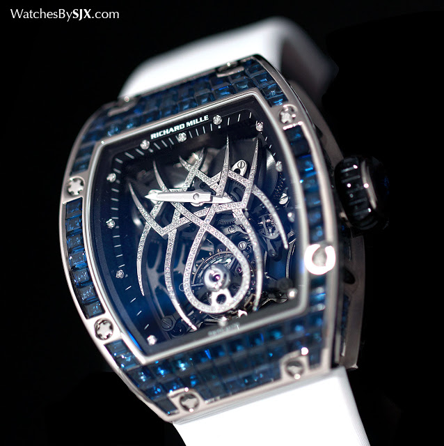 Up Close with the Richard Mille RM 19 01 Natalie Portman Blue