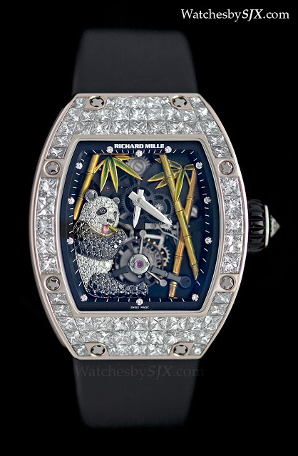 Up close Richard Mille RM026 01 Panda Tourbillon live photos