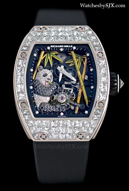 Up close Richard Mille RM026 01 Panda Tourbillon live photos