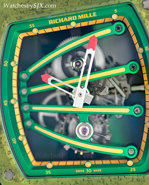 Hands on with the 600 000 green and yellow Richard Mille RM059