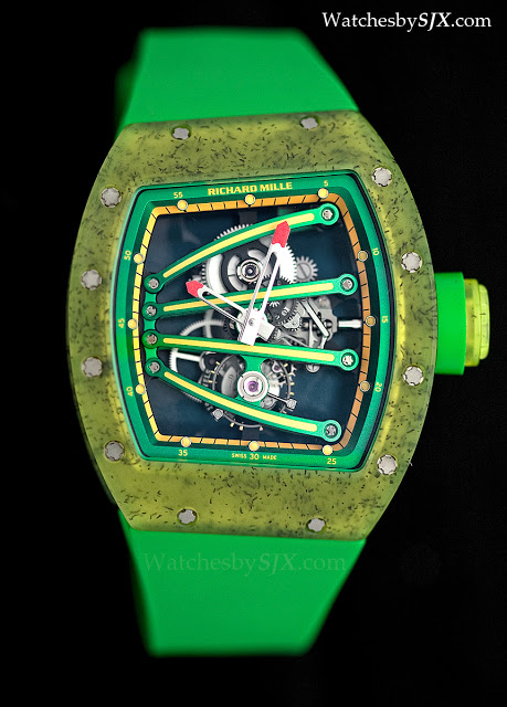 Hands on with the 600 000 green and yellow Richard Mille RM059