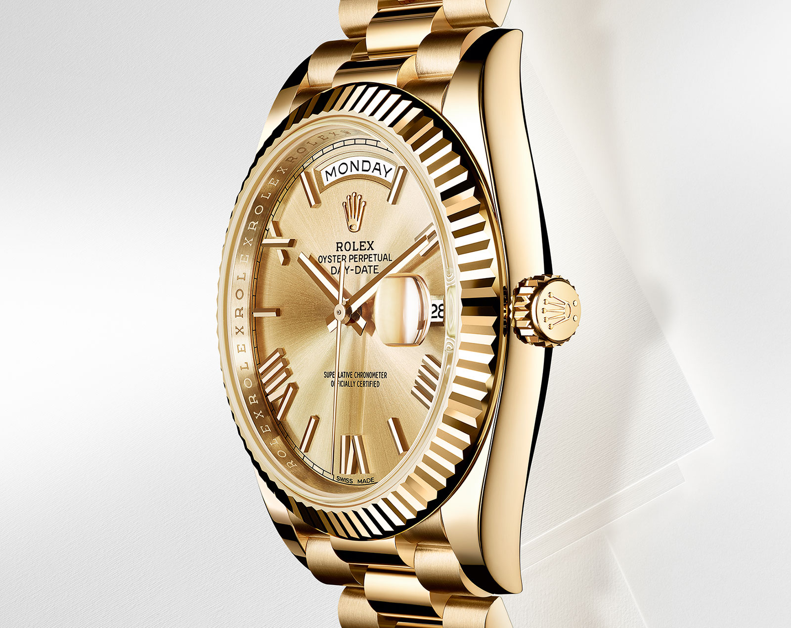 rolex day date 40 yellow gold price