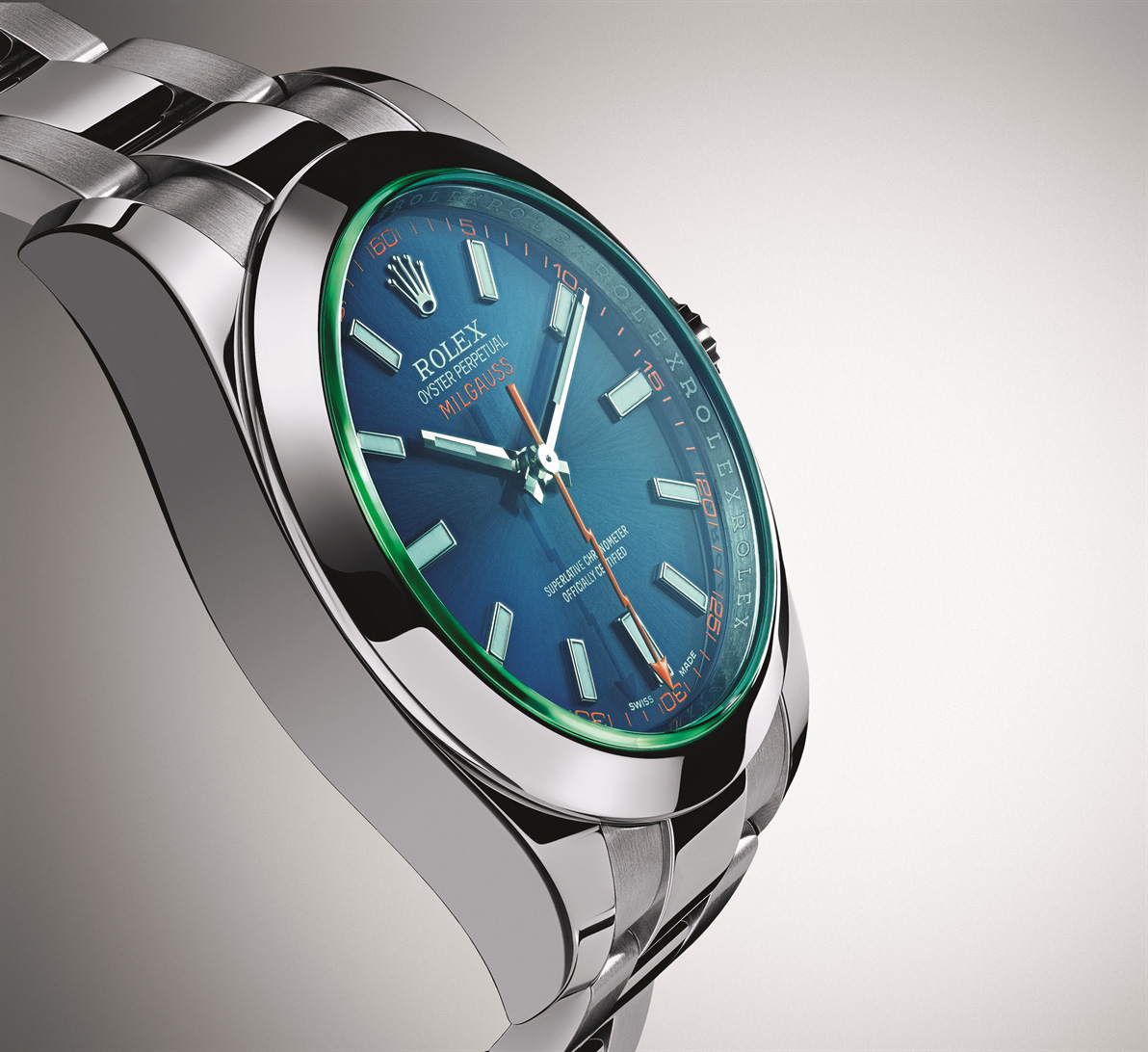 milgauss green glass