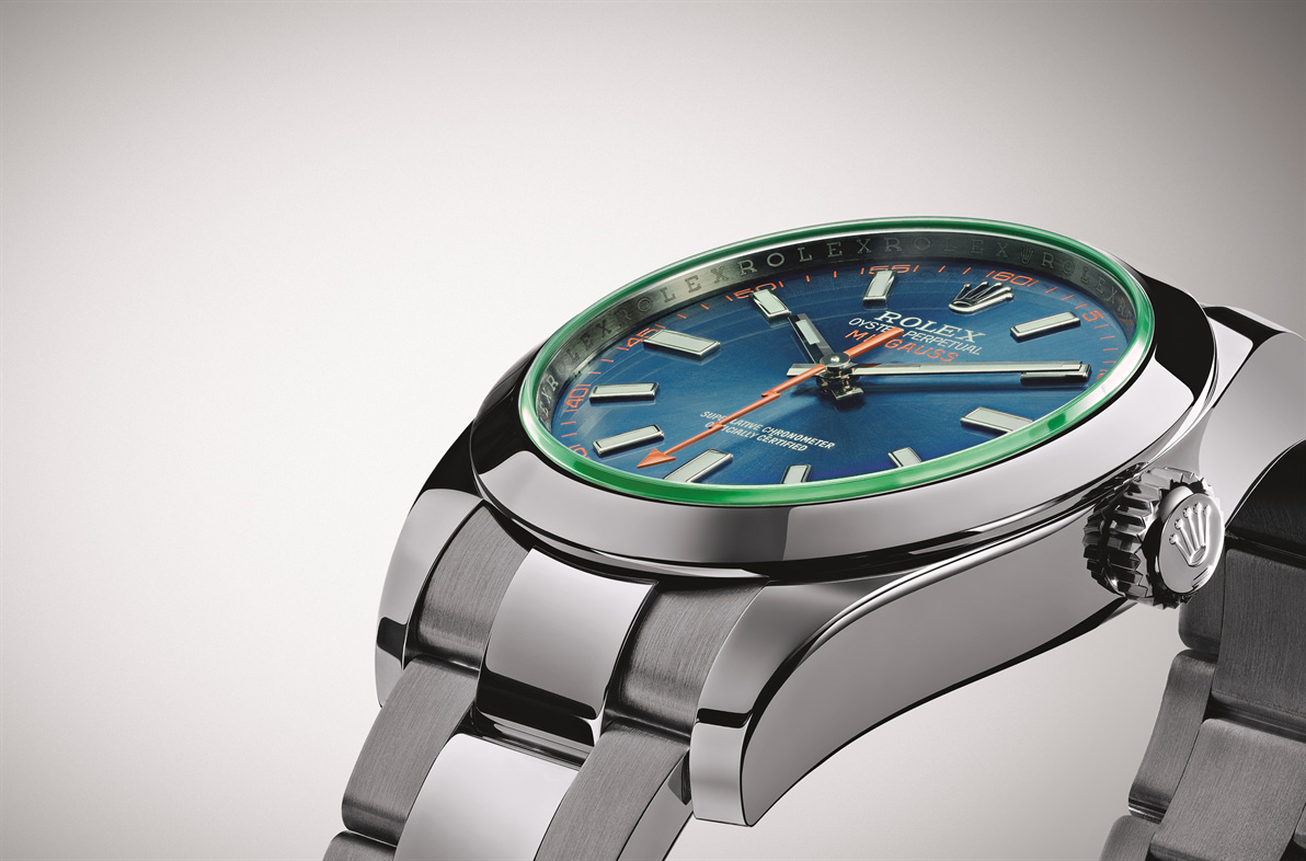 milgauss green glass